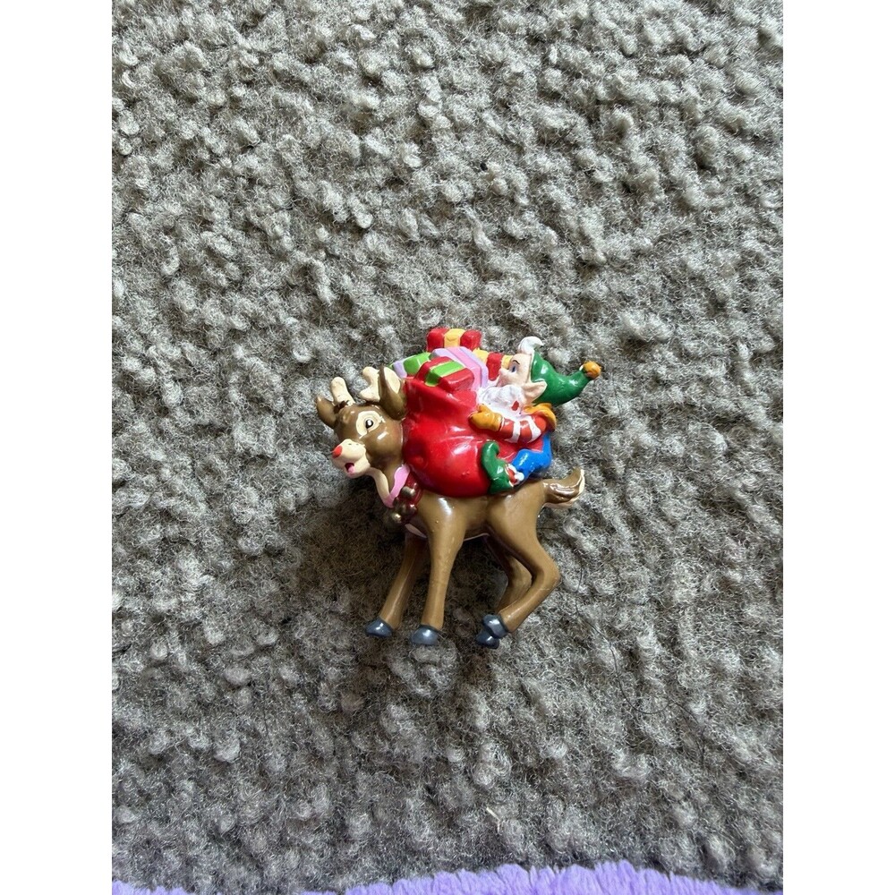 1988 Applause Rudolph The Red Nose Reindeer 50th Anniversary Figure Rudolph Elf